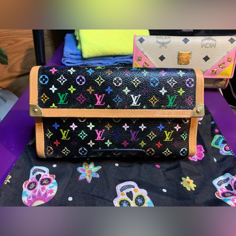 Louis Vuitton Murakami Porte Tresor Wallet